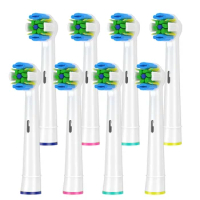 4/8/12pcs Floss Toothbrush Head for Oral B Pro 1000 Genius Smart Series, Replacement Brush Heads Compatible with Braun Oral b
