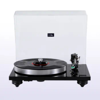 Amari vinyl record player LP-007 magnetic levitation turntable with tonearm, cartridge, and disc suppression