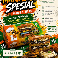 dus /kotak martabak telur dan manis/laminasi foil
