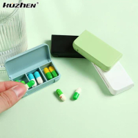 Mini 3 Grids Pill Case Plastic Travel Medicine Box Cute Small Tablet Pill Storage Organizer Box Holder Container Dispenser Case
