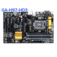 For Gigabyte GA-H97-HD3 Motherboard 32GB LGA 1150 DDR3 ATX Mainboard 100% Tested OK Fully Work Free Shipping