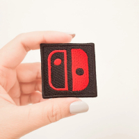 Game Patch Bordir Aksesoris Emblem Iron On Nintend0 Switch