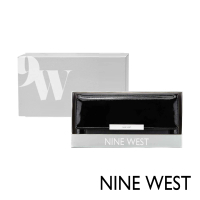 【NINE WEST】WILDWOOD 磁釦長夾禮盒-黑色(549552)