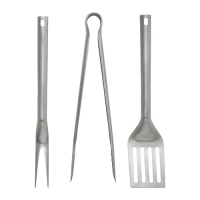 GRILLTIDER 烤肉用具 3件組, 不鏽鋼