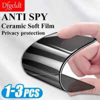1-3Pcs Privacy Ceramic Soft Film For Xiaomi 13 12T 11T 10T 11X 10 9 8 Lite Poco M4 M3 F4 F3 X4 X3 Pro Anti Spy Screen Protector