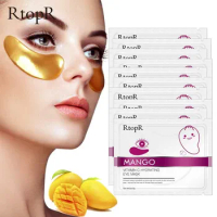 10pcs Mango Vitamin C Eye Mask Moisturizing Anti-Puffiness Eliminate Dark Circle Improve Skin Eye care