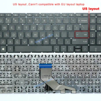 US Keyboard no-frame no-backlit for HP Envy x360 15-CN 15-cn** 15M-CN** 15M-CN 15-cp** 15m-cn** 15m-cp**,15-EC,15Z-EC 15z-ec**