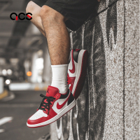 Nike 休閒鞋 Air Jordan 1 Low 男鞋 紅 白 黑 Bulls 芝加哥 喬丹 1代 AJ1 553558-163
