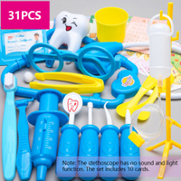 FCDoctor Toys for Kids Doctor Pretend Play Set Children Dentist Tools Stethoscope Educational Toy Gi