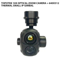 Topotek 10x Optical Zoom Camera + 640x512 Thermal Small IP Gimbal