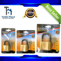 GEMBOK BAJA HITAM LEHER PENDEK SOLIGEN TOP SECURITY PADLOCK 40 50 DAN 60 MM