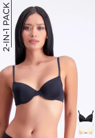 BENCH Women's 2-in-1 Pack Push-Up Bra