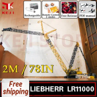 KEJI MOC-39663 Liebherr LR 11000 Crawler Crane Engineering Vehicle RC Model Building Block Bricks Ki