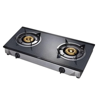 เตาแก๊สกระจกตั้งโต๊ะ 2 หัวแก๊ส รุ่น PC577I3 ขนาด 72 ซม. สีดำ