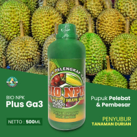 Penyubur Tanaman Buah DURIAN BIO NPK GAZA, pupuk pembesar buah DURIAN, pupuk NPK terlaris, vitamin b
