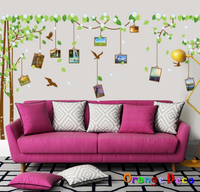 壁貼【橘果設計】回憶樹林 DIY組合壁貼 牆貼 壁紙 壁貼 室內設計 裝潢 壁貼