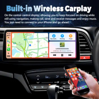 12.3inch Multimedia Carplay Head Unit Wide Screen Car Video Player Radio Stereo For Honda VEZEL HRV 2015 2018 Android 12 RHD GPS