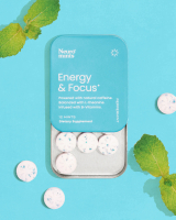 Neuro Mints | Energy & Focus | Peppermint Flavour | Caffeine + L-theanine + B Vitamins | Sugar Free
