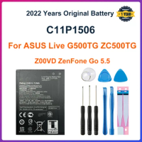 ASUS 100% Original 2070mAh C11P1506 Battery For ASUS Live G500TG ZC500TG Z00VD ZenFone Go 5.5 inch Phone Latest Production