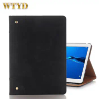Protective Case For Huawei MediaPad M3 Lite 10 Horizontal Flip Environmental PU Leather Case Cover Shell with Holder Card Slots