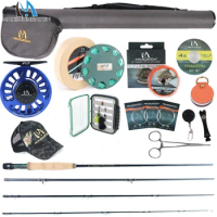 Maximumcatch 2/3/4WT Nymph Fly Fishing Rod Kit 10FT Moderate Fast Action Nymph Fly Rod Reel Line Box Flies Combo