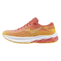 Mizuno Wave Skyrise 5 [J1GD240922] 女 慢跑鞋 運動 路跑 一般型 平穩 緩震 粉橘黃