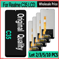 Wholesale Original LCD For OPPO Realme C35 LCD Display Touch Screen Digitizer Assembly Replacement LCD For Realme C35 RMX3511