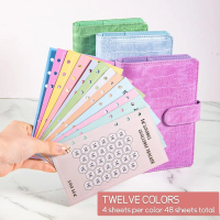 Chic et Charme 48PCS Praktikal A6 100 Sampul Surat Kad Jimat Kos Simpan Wang Simpan 30 Hari Buku Per