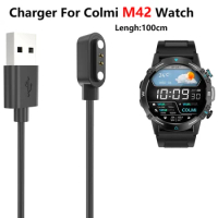 1M/3.3ft USB Charger for Colmi М42 Smart watch Fast Charging Cable Cradle Dock Power Adapter Colmi М42 Smart Watch Accessories