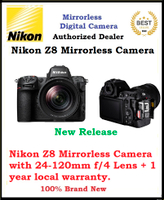 Tax free discount Nikon Z8 Mirrorless Camera with 24-120mm f/4 + 1 year Nikon Singapore Warranty.