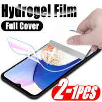 1-2PCS Front Hydrogel Film For Samsung Galaxy A14 5G A24 A34 4G Gel Protective Screen Protector Sansung Galaxi A 34 24 14 4 5 G
