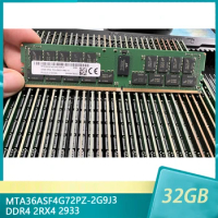 For MT DDR4 32G 2RX4 2933 ECC REG Server Memory 32GB MTA36ASF4G72PZ-2G9J3 RAM