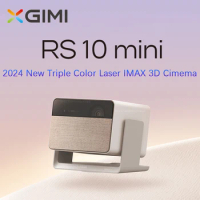 2024 New XGIMI RS 10 Mini Triple Color Laser Projector DLP Full HD Projector Support the 4K Video Android Wifi Home Theater
