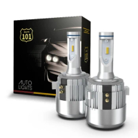 Route101 H7 LED Headlight Bulb with Adapter Retainer for VW Volkswagen Golf 7 MK7 Golf 6 MK6 GTI Passat Scirocco Touran Tiguan