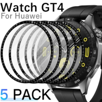 3D Curved Screen Protector For Huawei Watch GT 4 41/46mm GT4 Edge Graduated HD Protective Film For Huawei GT4 41mm 46mm No Glass