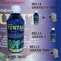 Insektisida Tuntas 300SC 1 Liter Promo Beli 3 Gartis 1 Pembasmi Hama Pada Tanaman, Tumbuhan & Padi