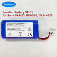 Speaker Battery 7.4V/2600mAh ST-01 for Sony SRS-X3,SRS-XB2,SRS-XB20,SRSX3,SRSXB2,SRSXB20 Lithium ion Batteries