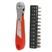 Right Angle Torx Magnetic Screwdriver With Torx Bits Set Ratchet Wrench Reversible Ratcheting Screwd