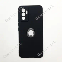 For Vivo V23e 4G S10e 5G V2126 V2130A Back Ring Holder Bracket Phone Case Smartphone TPU Soft Silicone Cover