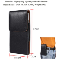 Phone Pouch For Samsung Galaxy S24 Ultra/S23Ultra/S22Ultra/S20Ultra/Note22 Ultra Case Belt Clip Holster Leather Cover Bag