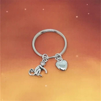 Monkey Key Ring/ Keychain / Zipper Pull - Monkey Gift - Monkey Lover - Ape Gift - Ape Lover - Gorilla Keychain - Chimp Keychain