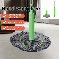 360° Rotating Magic Tornado Mop/Easy Spin Hand Wash Free Easy Clean Self Wringing Mop/Household Clea