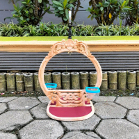 Sangkar Layang Kayu Ukir Antik Elegan