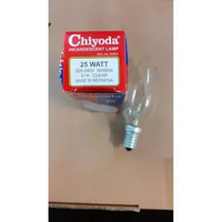 Chiyoda Candle Pijar 25 Watt E27 / E14 Frosted / Clear E14, Frosted / Susu