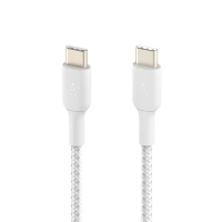 【BELKIN】BOOST↑CHARGE Braided USB-C 至 USB-C 編織充電線纜2m(3色可選)