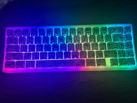 XVX《 เส้นคอนทัวร์ 》wooting ปุ่มกดสลักด้านข้างดั้งเดิม PBT คีย์แคปโปร่งแสงที่ปรับแต่งได้ตามความต้องกา