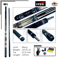 YFEN M Series Stick Billiard Carbon Jianying ORIGINAL 100% / New Cue Play / Stik Billiard Karbon Low