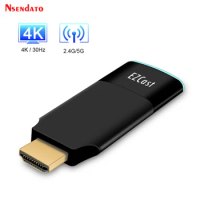 Ezcast 2 5G Wifi HDMI Wireless Display Dongle Miracast Airplay Mirroring HDMI TV Stick Receiver Adapter for IOS Android Phone PC