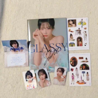 hand signed Izone IZ*ONE Jo Yu Ri autographed album GLASSY First SOLO CD+PHOTOBOOK 102021
