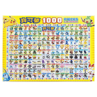 精靈寶可夢拼圖 1000片拼圖 POK31C/一盒入(定620) Pokemon 神奇寶貝 皮卡丘 寶可夢圖鑑 系列